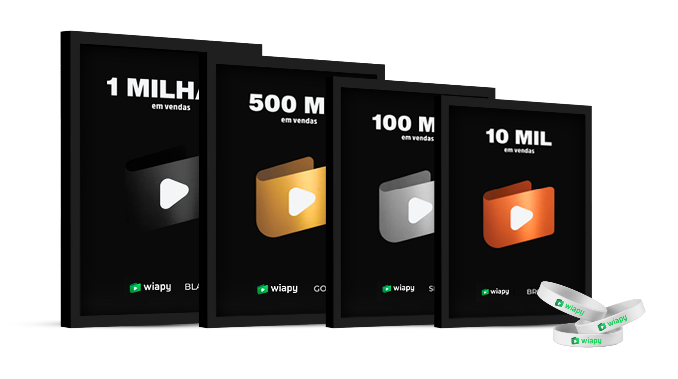 Placas de premiação